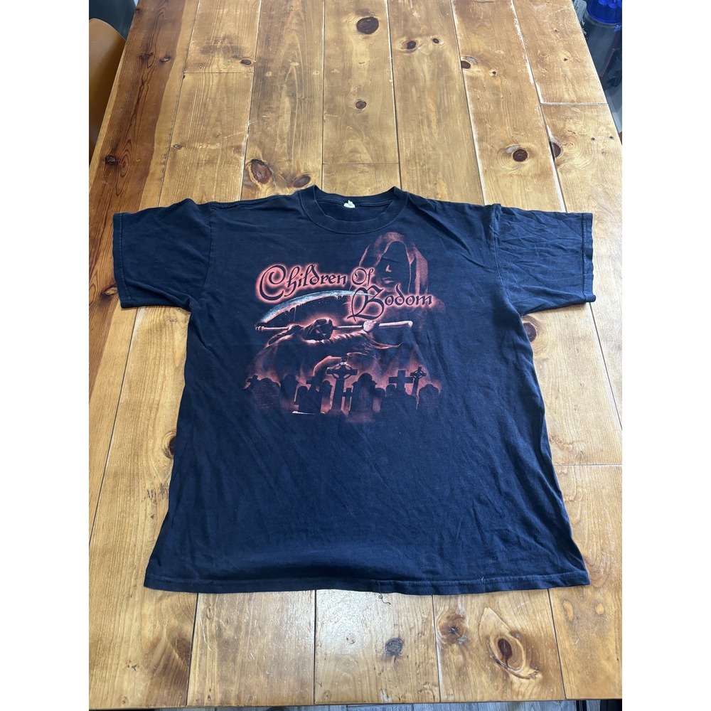 Children Of Bodom T-Shirt Black Large Melodic Death Metal Band Tee Merch